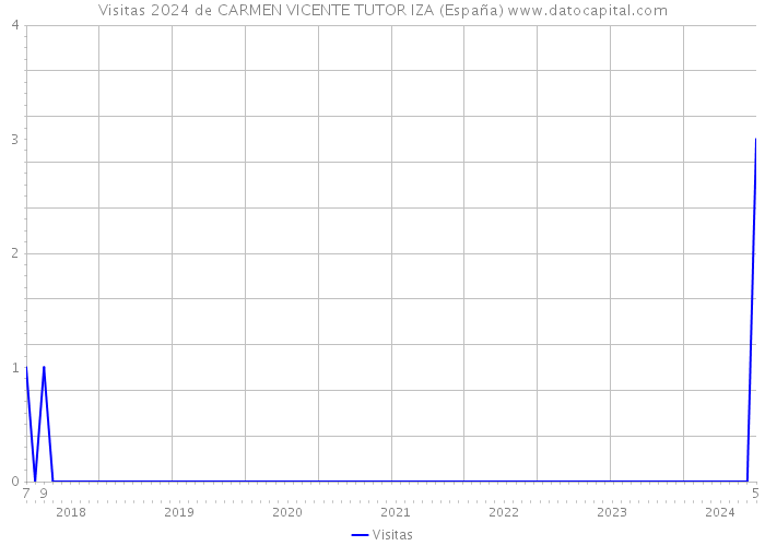 Visitas 2024 de CARMEN VICENTE TUTOR IZA (España) 