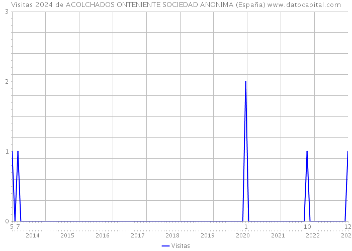 Visitas 2024 de ACOLCHADOS ONTENIENTE SOCIEDAD ANONIMA (España) 
