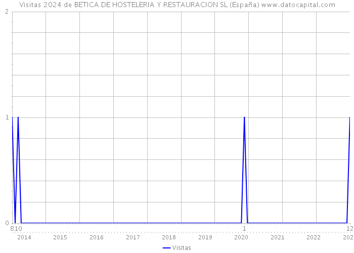 Visitas 2024 de BETICA DE HOSTELERIA Y RESTAURACION SL (España) 