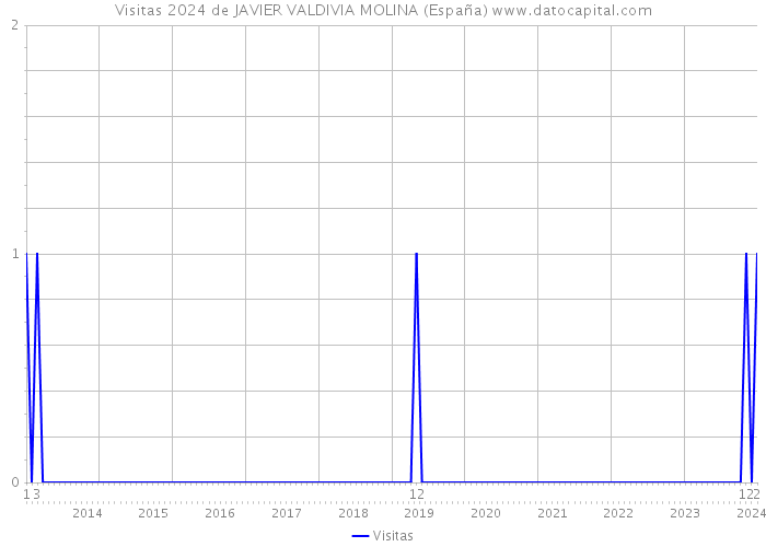 Visitas 2024 de JAVIER VALDIVIA MOLINA (España) 