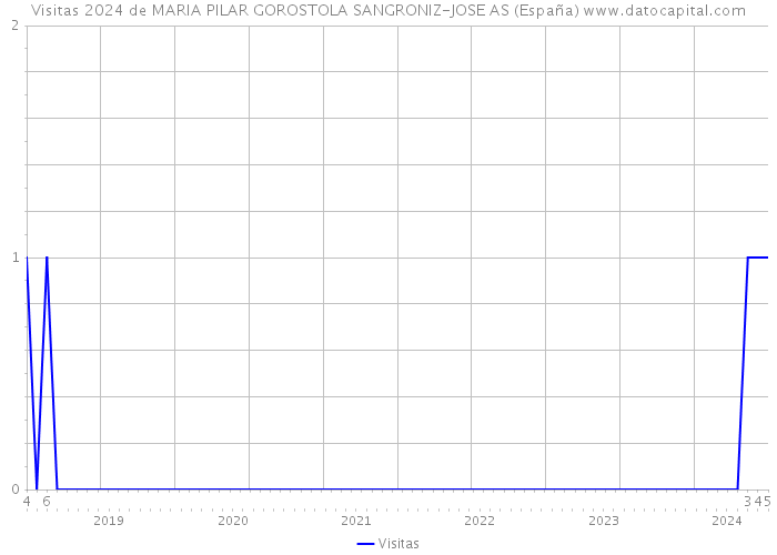 Visitas 2024 de MARIA PILAR GOROSTOLA SANGRONIZ-JOSE AS (España) 