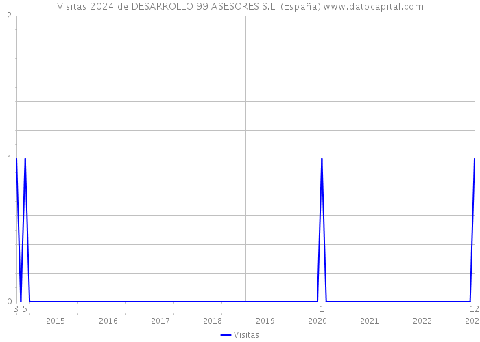 Visitas 2024 de DESARROLLO 99 ASESORES S.L. (España) 