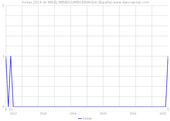 Visitas 2024 de MIKEL MENDIGUREN ESNAOLA (España) 