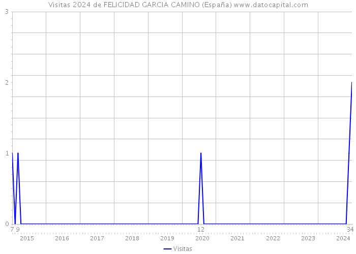 Visitas 2024 de FELICIDAD GARCIA CAMINO (España) 