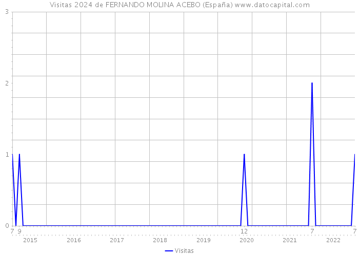 Visitas 2024 de FERNANDO MOLINA ACEBO (España) 