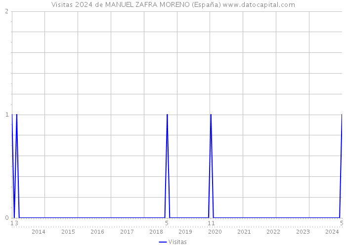 Visitas 2024 de MANUEL ZAFRA MORENO (España) 