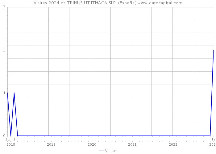 Visitas 2024 de TRINUS UT ITHACA SLP. (España) 