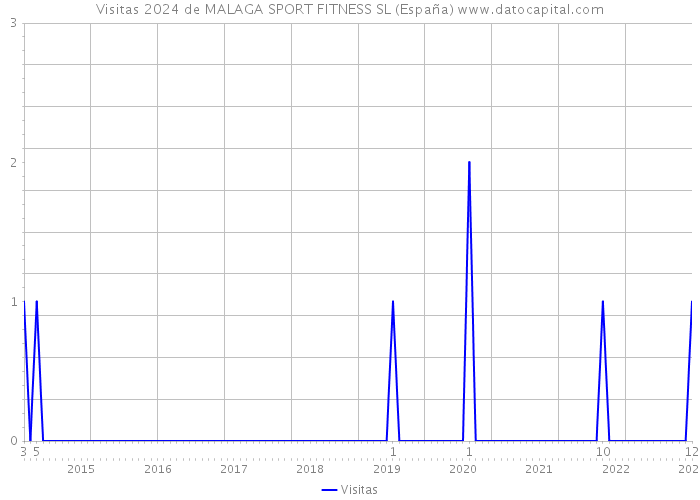 Visitas 2024 de MALAGA SPORT FITNESS SL (España) 