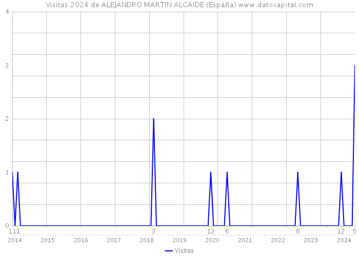 Visitas 2024 de ALEJANDRO MARTIN ALCAIDE (España) 