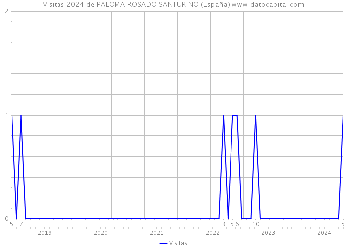 Visitas 2024 de PALOMA ROSADO SANTURINO (España) 