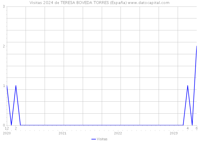 Visitas 2024 de TERESA BOVEDA TORRES (España) 