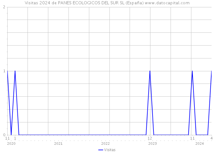 Visitas 2024 de PANES ECOLOGICOS DEL SUR SL (España) 