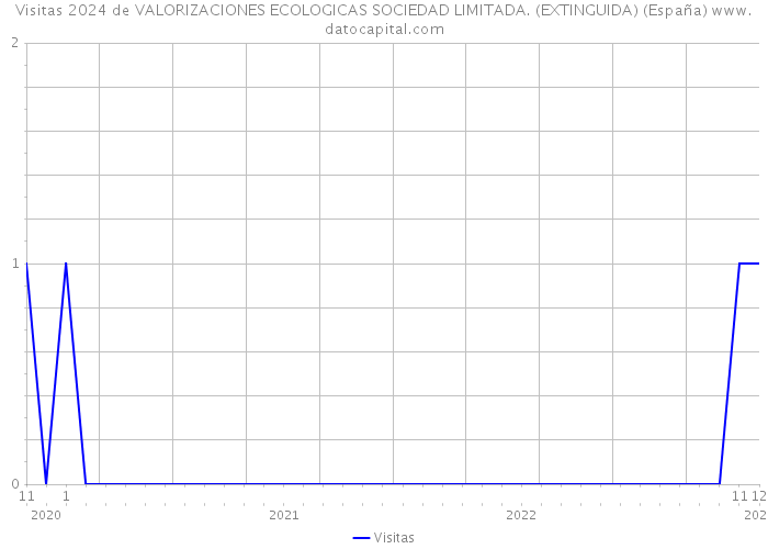 Visitas 2024 de VALORIZACIONES ECOLOGICAS SOCIEDAD LIMITADA. (EXTINGUIDA) (España) 
