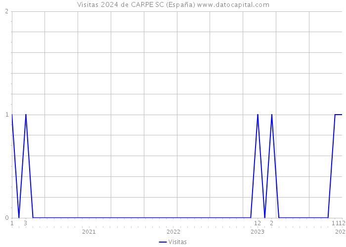 Visitas 2024 de CARPE SC (España) 