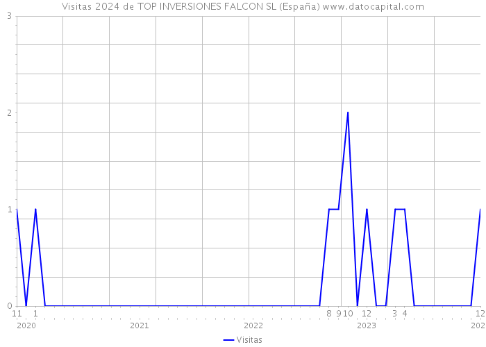 Visitas 2024 de TOP INVERSIONES FALCON SL (España) 