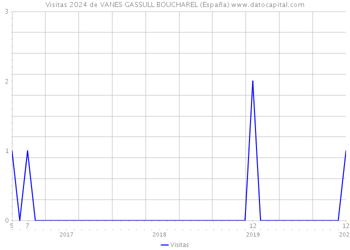Visitas 2024 de VANES GASSULL BOUCHAREL (España) 
