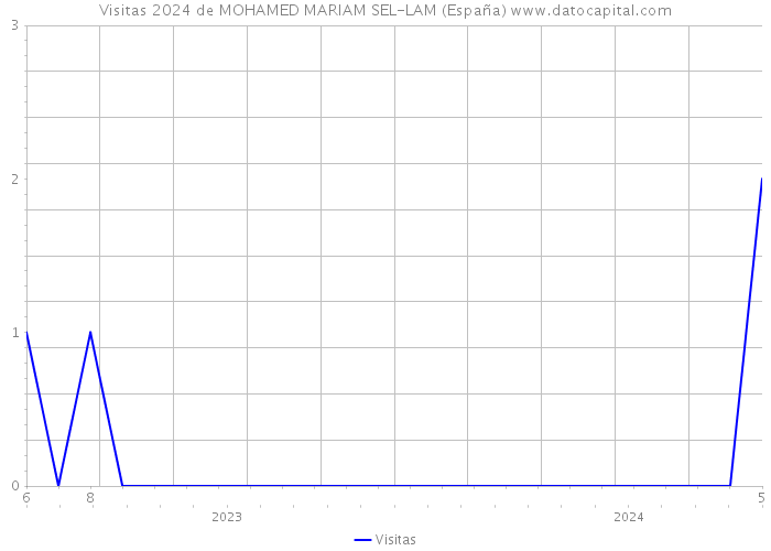Visitas 2024 de MOHAMED MARIAM SEL-LAM (España) 
