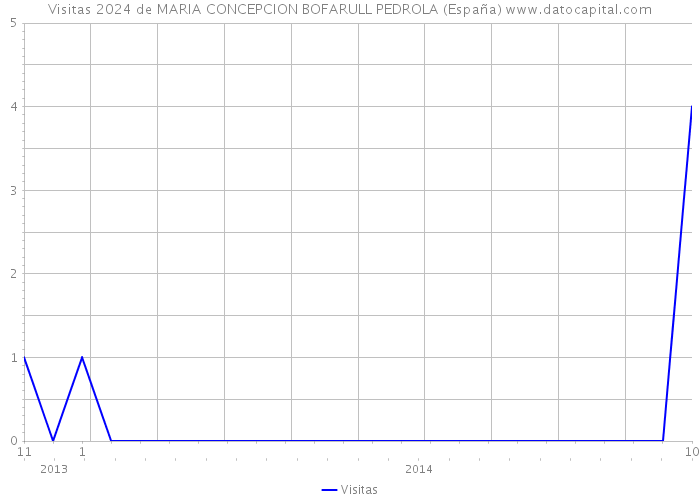 Visitas 2024 de MARIA CONCEPCION BOFARULL PEDROLA (España) 