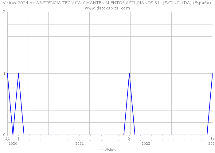 Visitas 2024 de ASISTENCIA TECNICA Y MANTENIMIENTOS ASTURIANOS S.L. (EXTINGUIDA) (España) 
