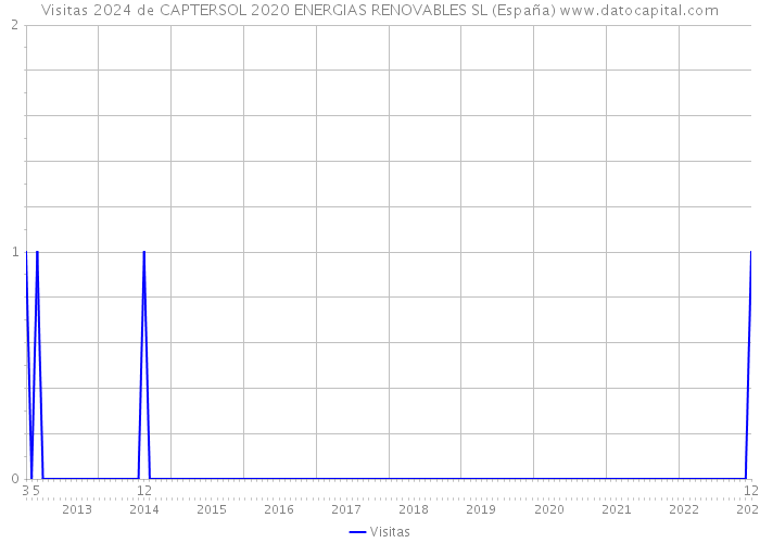 Visitas 2024 de CAPTERSOL 2020 ENERGIAS RENOVABLES SL (España) 