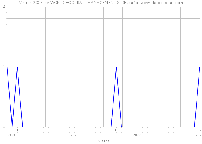 Visitas 2024 de WORLD FOOTBALL MANAGEMENT SL (España) 