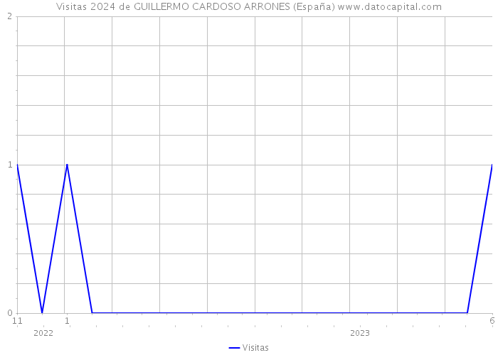 Visitas 2024 de GUILLERMO CARDOSO ARRONES (España) 