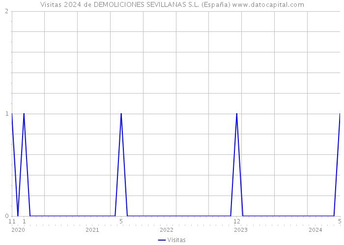 Visitas 2024 de DEMOLICIONES SEVILLANAS S.L. (España) 