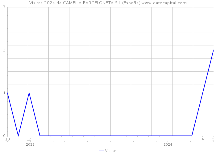Visitas 2024 de CAMELIA BARCELONETA S.L (España) 