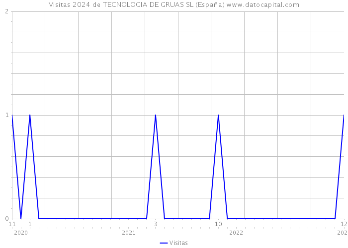 Visitas 2024 de TECNOLOGIA DE GRUAS SL (España) 