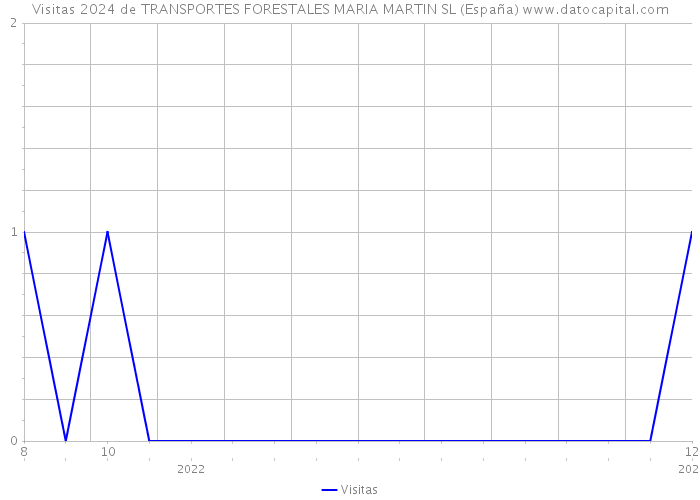 Visitas 2024 de TRANSPORTES FORESTALES MARIA MARTIN SL (España) 