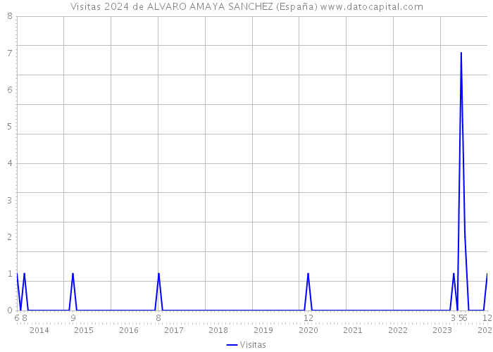 Visitas 2024 de ALVARO AMAYA SANCHEZ (España) 