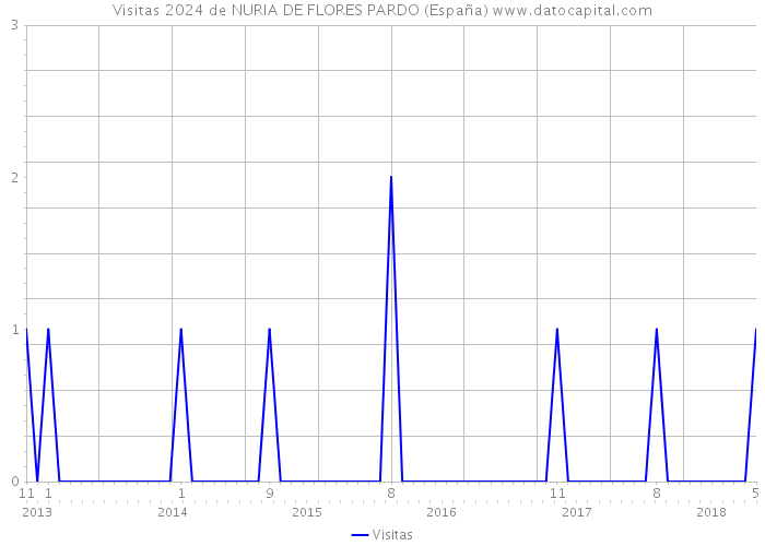 Visitas 2024 de NURIA DE FLORES PARDO (España) 