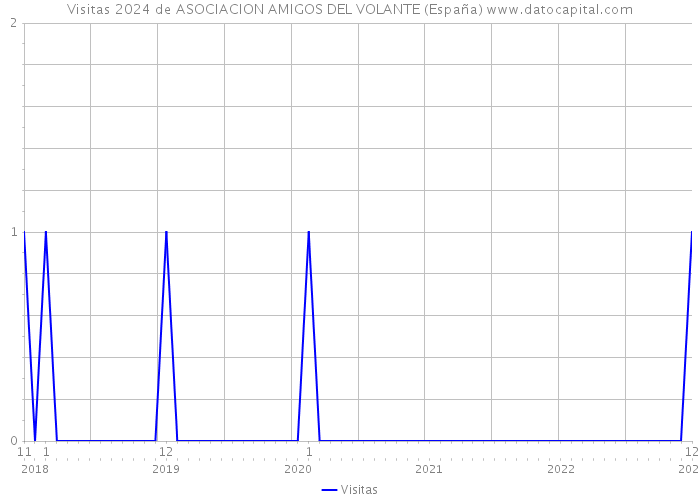 Visitas 2024 de ASOCIACION AMIGOS DEL VOLANTE (España) 