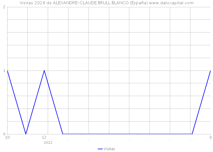 Visitas 2024 de ALEXANDRE-CLAUDE BRULL BLANCO (España) 