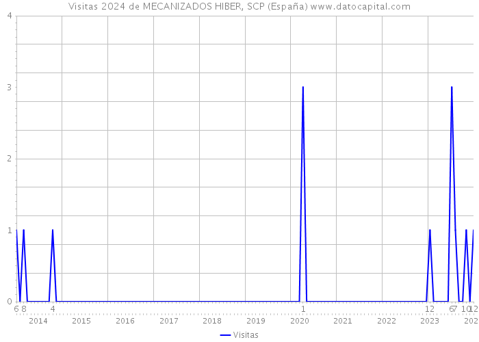 Visitas 2024 de MECANIZADOS HIBER, SCP (España) 