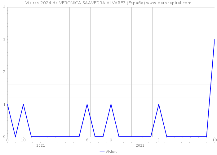 Visitas 2024 de VERONICA SAAVEDRA ALVAREZ (España) 