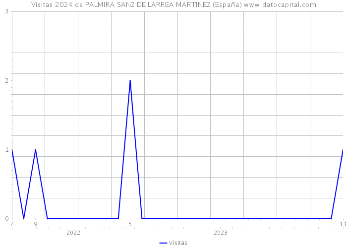 Visitas 2024 de PALMIRA SANZ DE LARREA MARTINEZ (España) 