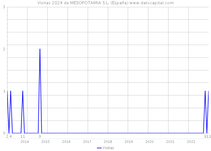 Visitas 2024 de MESOPOTAMIA S.L. (España) 