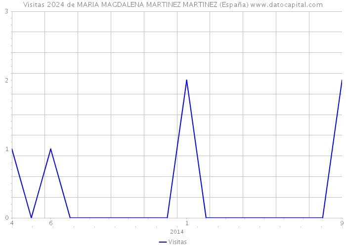 Visitas 2024 de MARIA MAGDALENA MARTINEZ MARTINEZ (España) 