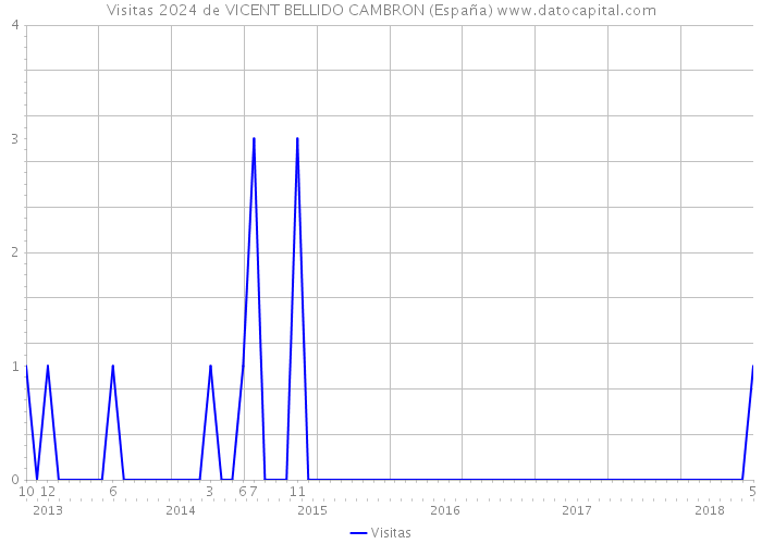 Visitas 2024 de VICENT BELLIDO CAMBRON (España) 