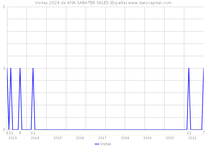 Visitas 2024 de ANA SABATER SALES (España) 