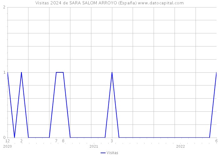 Visitas 2024 de SARA SALOM ARROYO (España) 