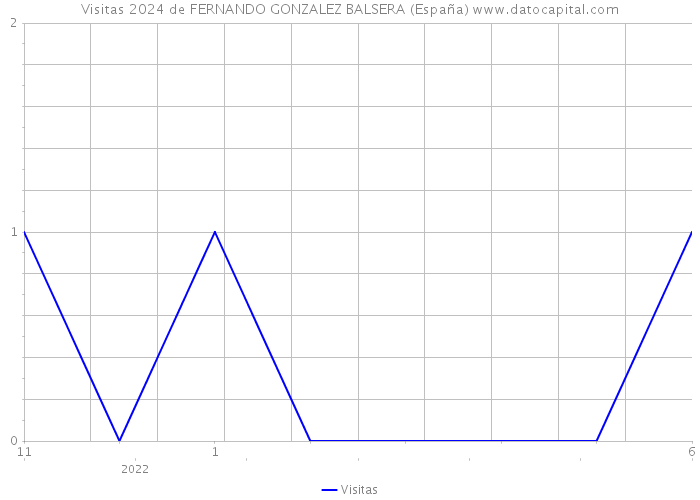 Visitas 2024 de FERNANDO GONZALEZ BALSERA (España) 