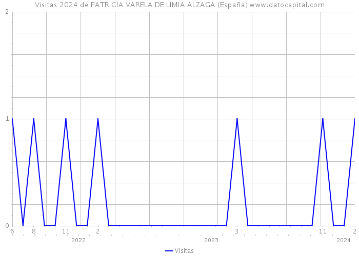 Visitas 2024 de PATRICIA VARELA DE LIMIA ALZAGA (España) 