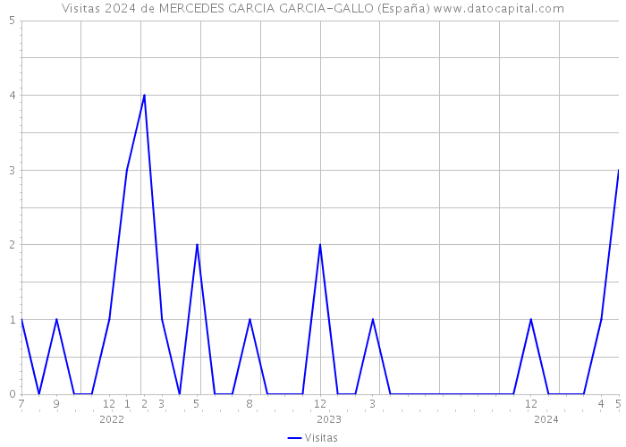 Visitas 2024 de MERCEDES GARCIA GARCIA-GALLO (España) 