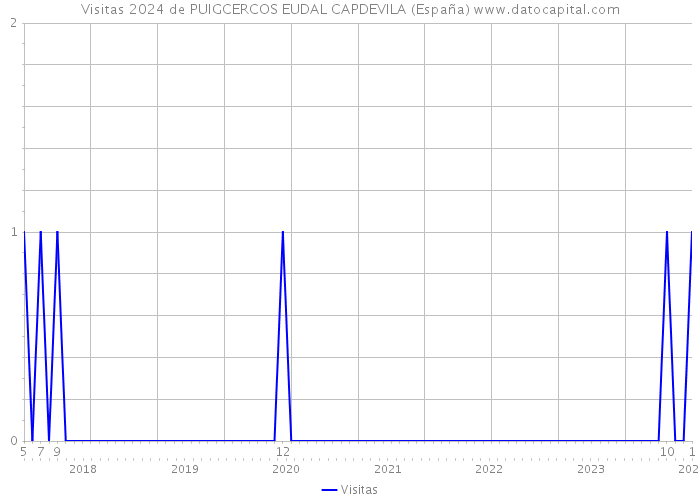 Visitas 2024 de PUIGCERCOS EUDAL CAPDEVILA (España) 