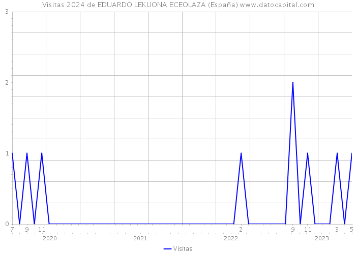 Visitas 2024 de EDUARDO LEKUONA ECEOLAZA (España) 
