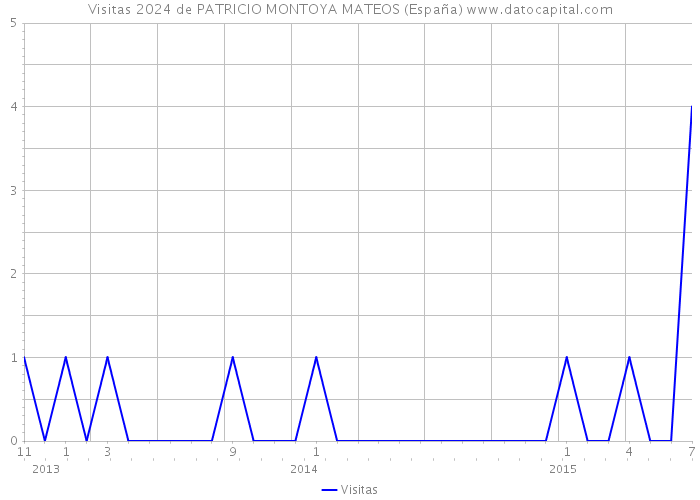 Visitas 2024 de PATRICIO MONTOYA MATEOS (España) 