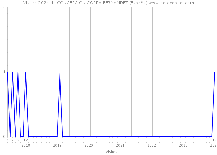 Visitas 2024 de CONCEPCION CORPA FERNANDEZ (España) 