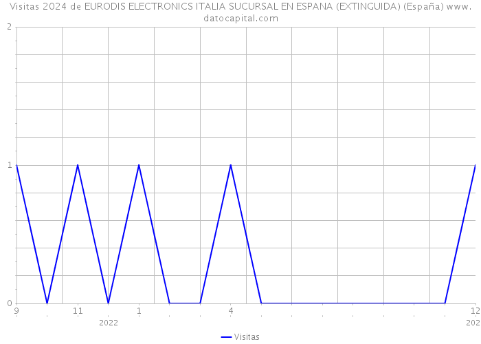 Visitas 2024 de EURODIS ELECTRONICS ITALIA SUCURSAL EN ESPANA (EXTINGUIDA) (España) 
